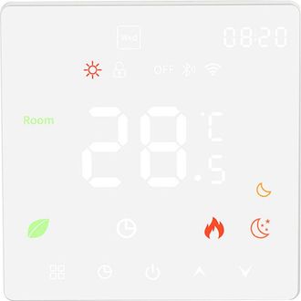 OEM Calentador El&eacute;ctrico De 16 A, Controlador De Temperatura, Versi&oacute;n De Control De Sonido, Ajuste De Brillo Del Tiempo De Temperatura Programable, Termos