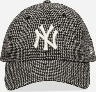 New Era New York Yankees MLB Houndstooth 9TWENTY Cap Black