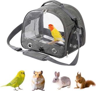 OEM Bolsa Transportadora Para P&aacute;jaros - Bolsa De Transporte - Mascota - Percha - Correa Para El Hombro - Plegable - Cremallera - Ventilaci&oacute;n
