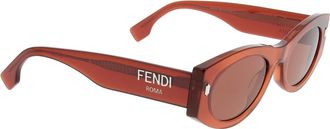 Fendi Zonnebrillen - unisex - Zonnebrillen - Bruin - ONE Size - Accessoires