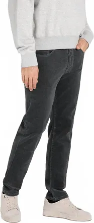 Mac Jeans Arne Corduroys Jeans In Washed Black
