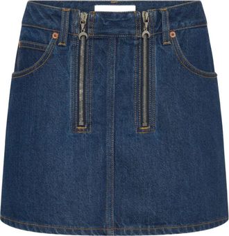 Marine Serre Womens blue Mini Skirt
