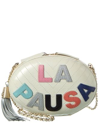 Chanel Multicolor & Neutral Chevron Lambskin Leather La Pausa Evening Bag (Authentic Pre-Loved)