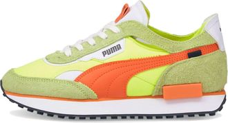 Puma (WMNS) PUMA Future Rider Cut-Out Vintage Yellow Alert Dragon Fire 384861-01