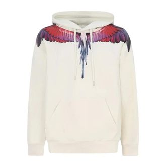 Marcelo Burlon Wings Hoodie - Sweatshirts & Hoodies - Hombre - Blanco - XS