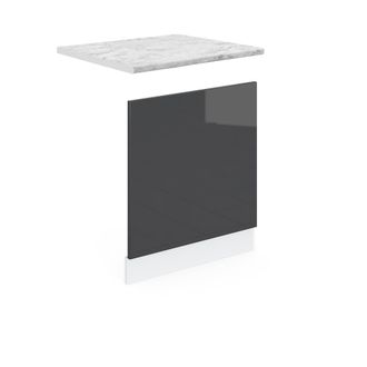 Vicco Panel Frontal R-line, Antracita, 60 Cm, Et M&aacute;rmol Vicco