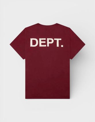 Gallery Dept. Mens Gym Tee Maroon - Size: 40