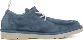 Panchic P19 Veterschoen - Heren - Veterschoenen - Blauw - 42 EU - Leer - Schoenen