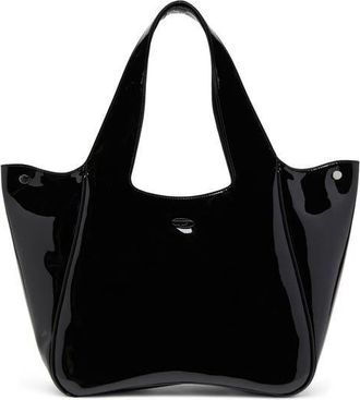 Diesel Play Glossy Shopper Tote in Black at Nordstrom