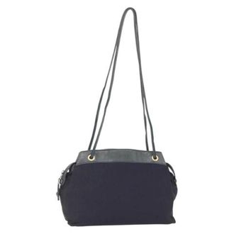Loewe Pre-owned Nylon Schoudertas - Dames - Pre-owned - Blauw - Maat: ONE Size Nylon