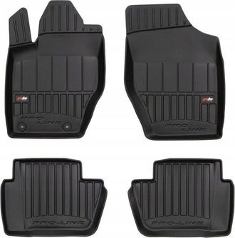 OEM Alfombras De Goma, Felpudos, Felpudo Peugeot 307 2001-2008, Bandejas 3d