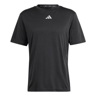 adidas HIIT Workout 3-Stripes Tee Asia Sizing Black IL7128