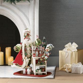 Frontgate Mark Roberts Gingerbread Baker Santa - Frontgate