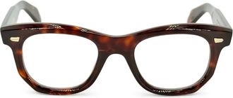 Cutler and Gross 1409 bril met geometrisch montuur - Bruin