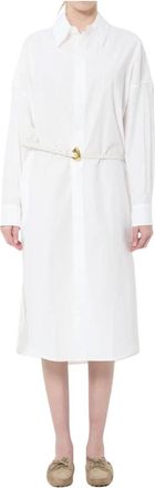 Frankie Shop Abito camicia in cotone Bloom - - Dresses - Donna - Bianco - S