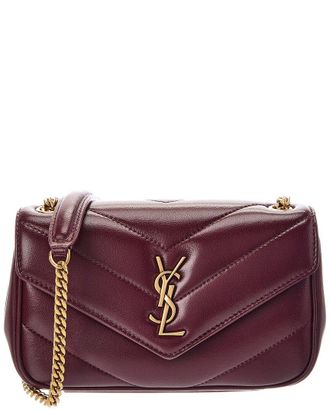 Saint Laurent Loulou Mini Leather Crossbody
