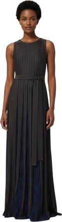 Missoni Grey Crew Neck Long Dress