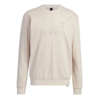 adidas ST GZ LOGO Sweatshirt Asia Sizing Tan IA6953