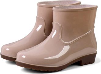 Generic Wellies Boots Womens, PVC Outdoor Ankle Boots, Rain Ladies Wellington Waterproof Work Garden Walking for Women