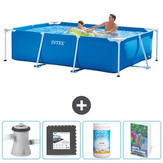 Intex Piscina Con Estructura Rectangular - 260x160x65 Cm - 5-piezas Scb125