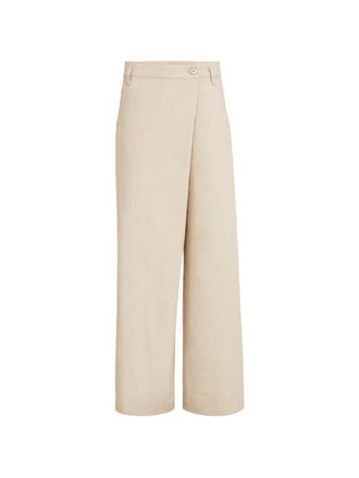 Brunello Cucinelli Wide Leg Asymetrica Pants