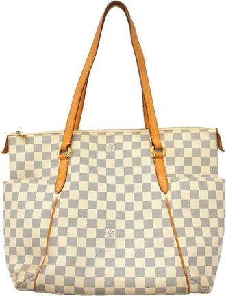 Louis Vuitton White Tote Bag (Pre-Owned)