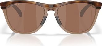 Oakley Gender Inclusive Frogskins Range XL 58mm Polarized Round Sunglasses in Brown Tort/brown/prizm at Nordstrom