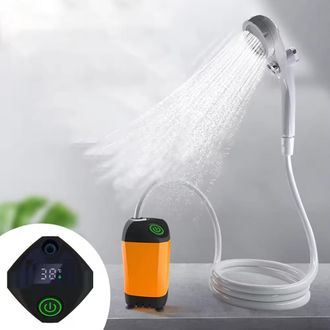 OEM Mada Ducha Port&aacute;til Con Manguera De 2 M Y Cabezal Ergon&oacute;mico, Pl&aacute;stico Resistente - Ideal Para Camping Y Exterior