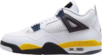 Nike Jordan 4 Retro Tour Yellow - Heren - Sport - Wit - Maat: 45 EU Leer