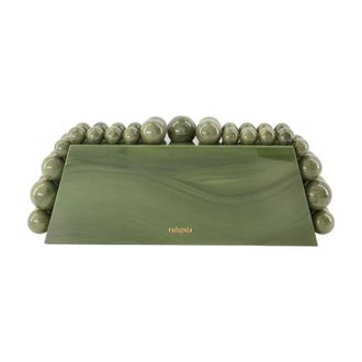 Cult Gaia Bolso de mano Aurelia Wrislet - Bags - Mujer - Verde - ONE SIZE
