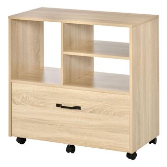 Vinsetto Vinsetto - Mobile Porta Stampante Multiuso Per Ufficio In Legno 77x40x73cm Legno