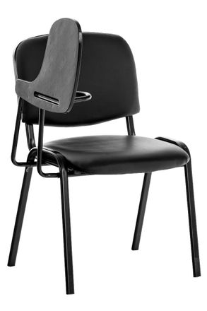 Clp Silla Conferencia Ken Con Mesa Plegable Negro