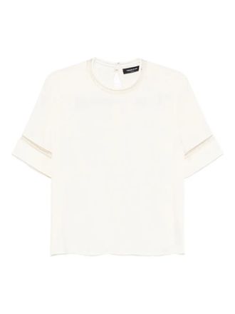 Fabiana Filippi sleeve-detail blouse - Toni neutri