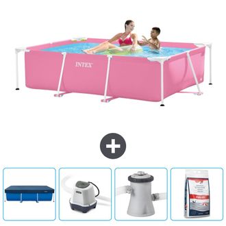 Intex Piscina Con Estructura Rectangular - 220x150x60 Cm - 7-piezas Scb53