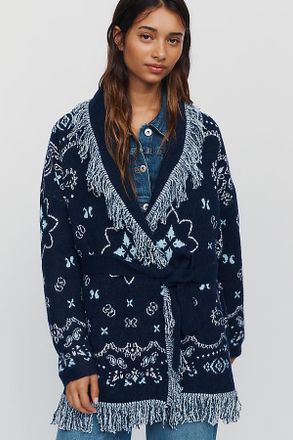 Pilcro Bandana Wrap Cardigan