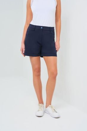Anatomie Francis Stripe AeroLite Short in Navy W/Red & Navy Stripe at Nordstrom, Size X-Small 6