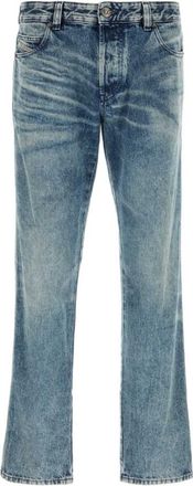 Diesel Light Blue Solid Jeans