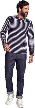 Armor Lux Armor Lux Mens Heritage Jumper, Navi/White, M