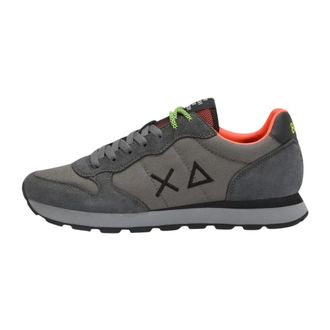 Sun 68 Tom Fluo Sneaker - Heren - Schoenen - Grijs - Maat: 41 EU Katoen