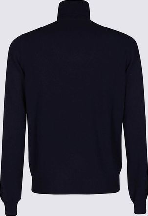 Malo Dark Blue Cashmere Jumper