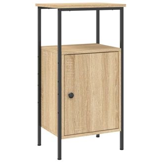 vidaXL Vidaxl - Mesita De Noche Madera De Ingenier&iacute;a Roble Sonoma 41x31x80 Cm