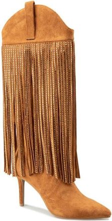 Christian Siriano Appti Boot in Dark Tan at Nordstrom, Size 7.5