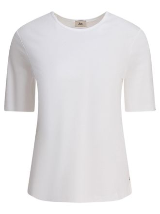 Herno Katoenen Witte T-shirt