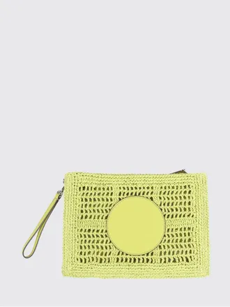 Tory Burch Ella Crochet Raffia Clutch
