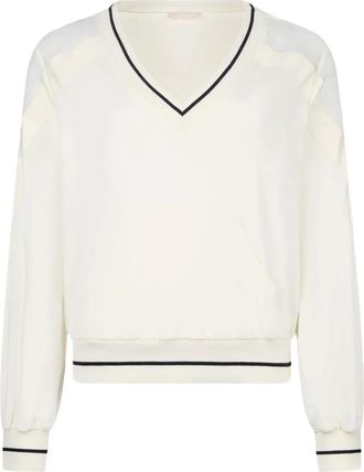Liu Jo Felpa con scollo a V - Bianco