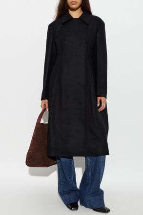 Jil Sander Wool Coat, Womens, Black