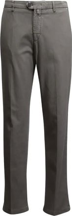Kiton Pantaloni con bottoni - Marrone
