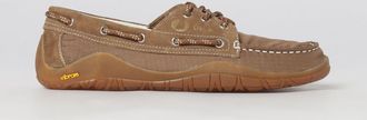 Murphy & Nye Scarpe da barca in suede e nylon con logo ricamato