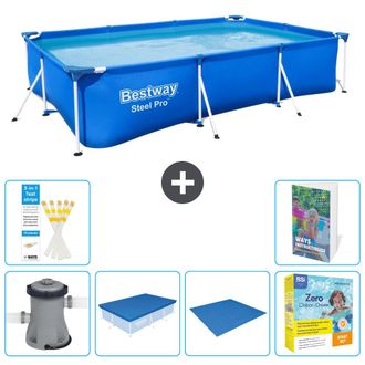 Bestway Piscina Bestway Steel Pro Rectangular - 300x201x66 Cm - 7-piezas S198