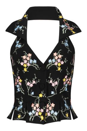 Moschino Floral Embroidery Top